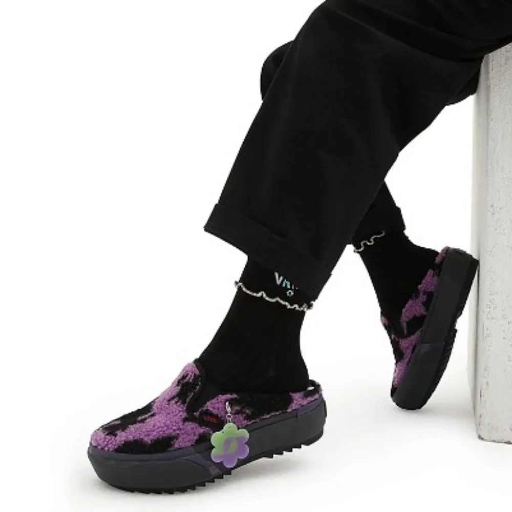 VANS X IRENEISGOOD CLASSIC SLIP-ON MULE STACKED SHOES NWB - Picture 1 of 15